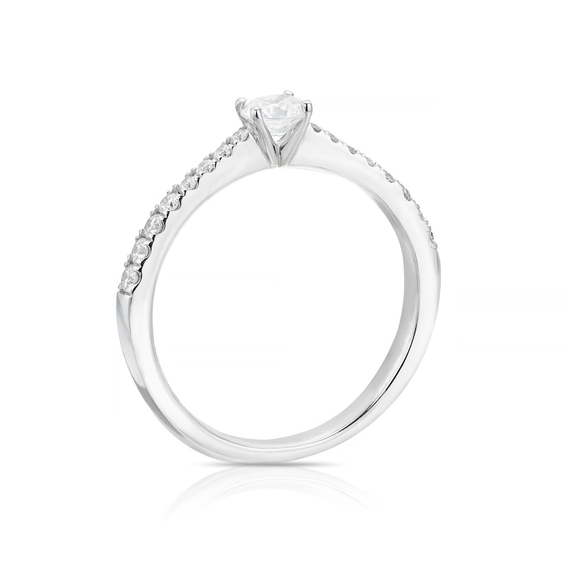 Origin Platinum 0.50ct Total Diamond Four Claw Solitaire Ring
