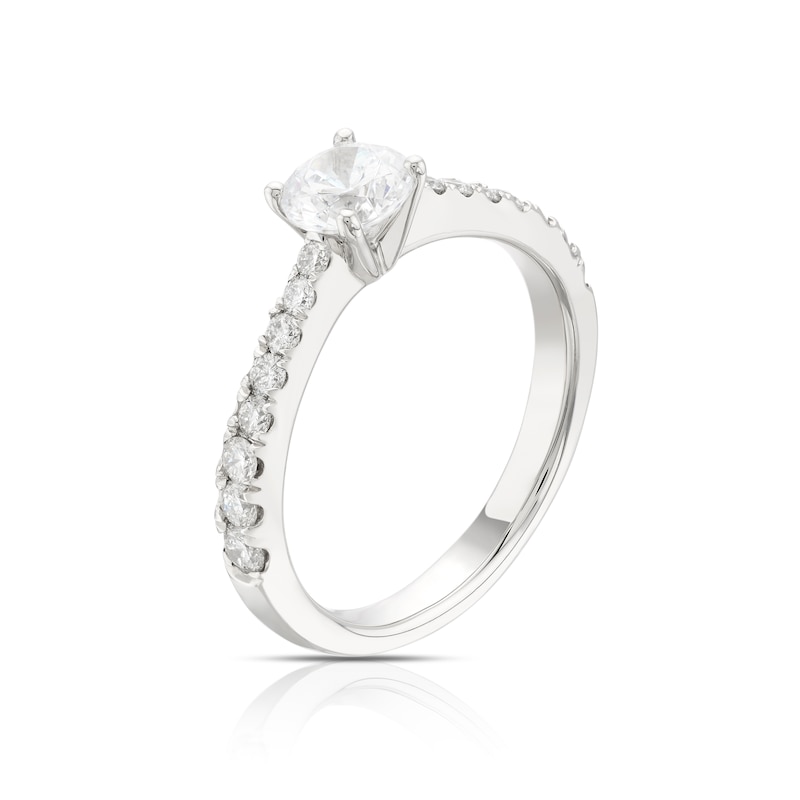Origin Platinum 1ct Total Diamond Four Claw Solitaire Ring | Ernest Jones