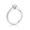 Thumbnail Image 2 of Origin Platinum 1ct Total Diamond Four Claw Solitaire Ring