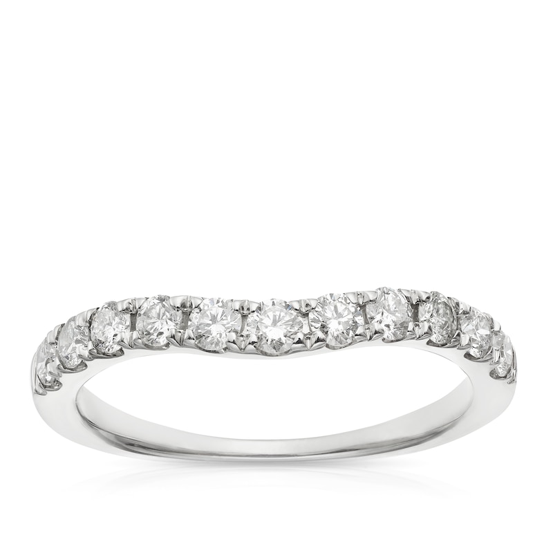 Origin Platinum 0.50ct Diamond Shaped Eternity Ring