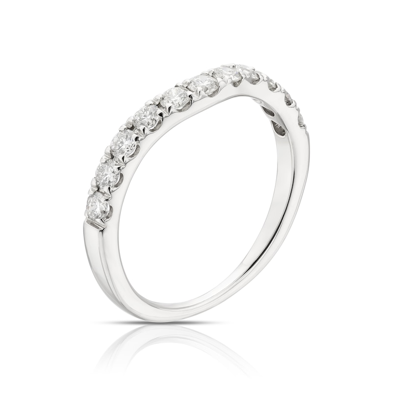 Origin Platinum 0.50ct Diamond Shaped Eternity Ring