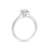 Thumbnail Image 2 of Origin Platinum 0.50ct Total Diamond Cushion Halo Ring