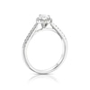 Thumbnail Image 2 of Origin Platinum 0.50ct Total Diamond Pear Cut Halo Ring