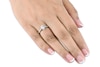 Thumbnail Image 3 of Origin Platinum 0.50ct Total Diamond Pear Cut Halo Ring