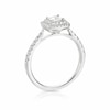 Thumbnail Image 2 of Origin Platinum 0.75ct Total Diamond Princess Cut Double Halo Ring