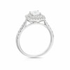 Thumbnail Image 2 of Origin Platinum 1ct Total Diamond Princess Cut Double Halo Ring