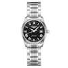 Thumbnail Image 0 of Longines Master Collection Ladies' Black Dial & Stainless Steel Watch