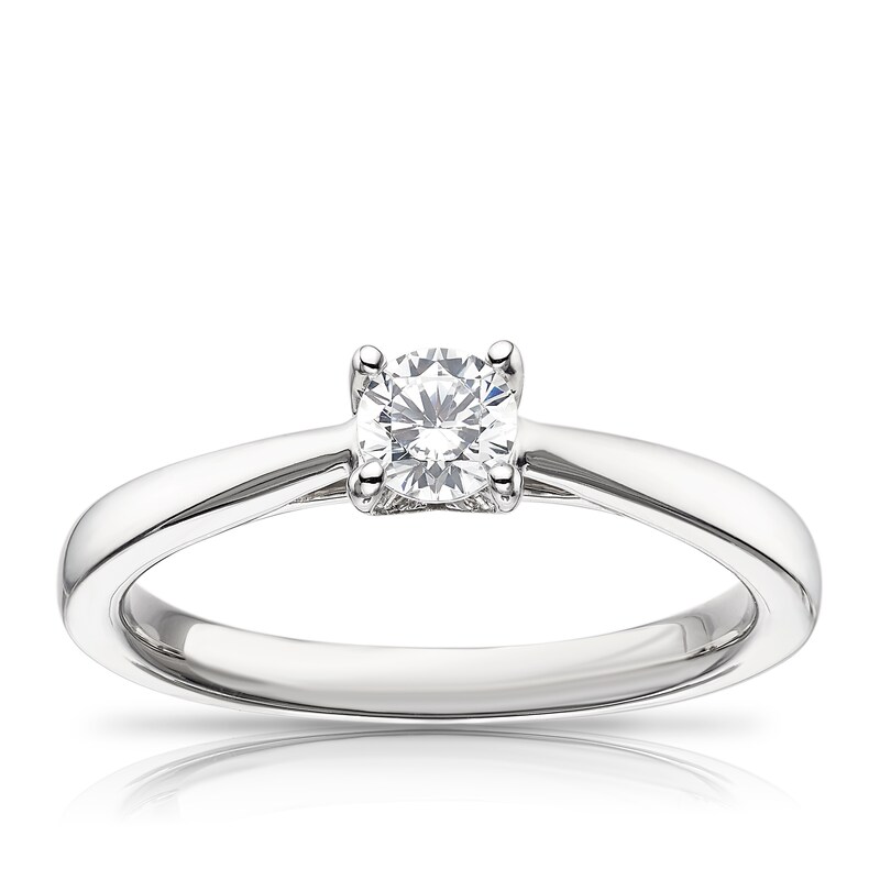 The Diamond Story 18ct White Gold 0.33ct Diamond Ring