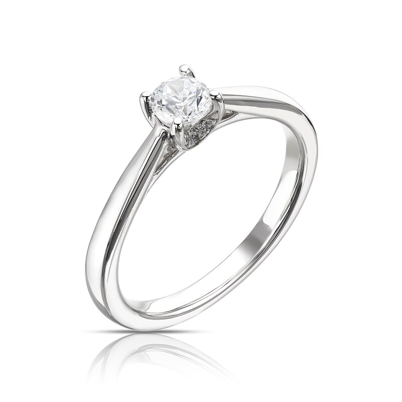 The Diamond Story 18ct White Gold 0.33ct Diamond Ring