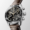 Thumbnail Image 2 of Longines Spirit Flyback Brown Leather Strap Watch