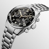 Thumbnail Image 1 of Longines Spirit Flyback Black Stainless Steel Bracelet Watch