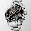 Thumbnail Image 2 of Longines Spirit Flyback Black Stainless Steel Bracelet Watch