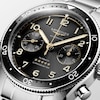 Thumbnail Image 3 of Longines Spirit Flyback Black Stainless Steel Bracelet Watch