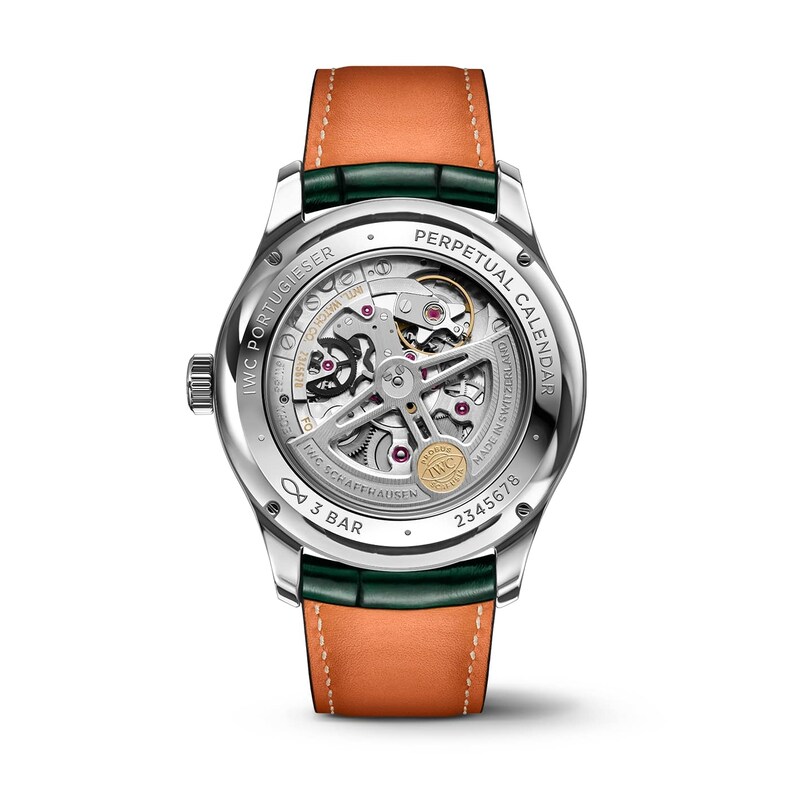 Main Image 2 of IWC Portugieser Men's Green Dial & Alligator Leather Strap Watch