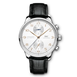 IWC Portugieser Chronograph 41mm Men's Strap Watch