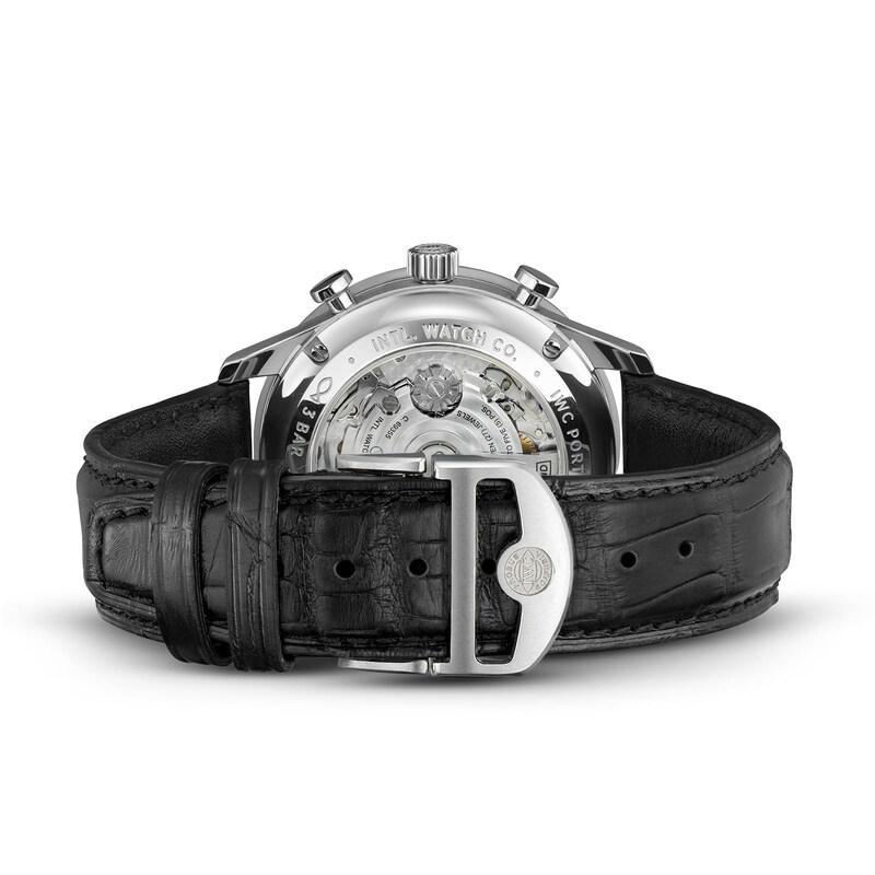 Main Image 3 of IWC Portugieser Men's Green Dial & Black Alligator Leather Strap Watch