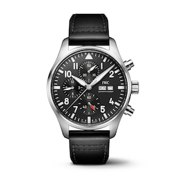 IWC Pilot's Chronograph 43mm Men's Strap Watch