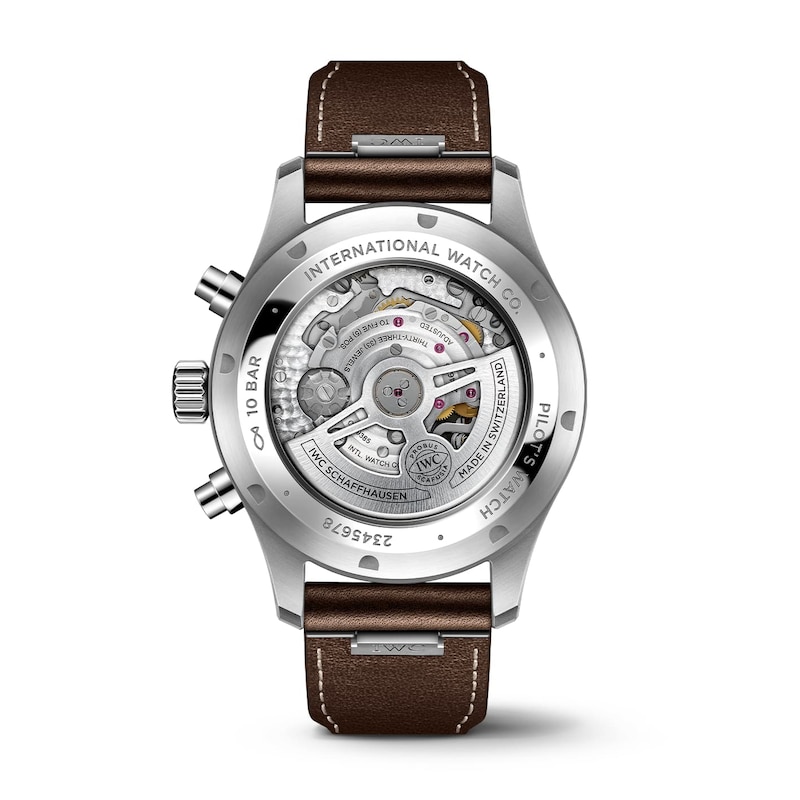 Main Image 2 of IWC Pilot’s Watches Men's Green Dial & Brown Calfskin Leather Strap Watch