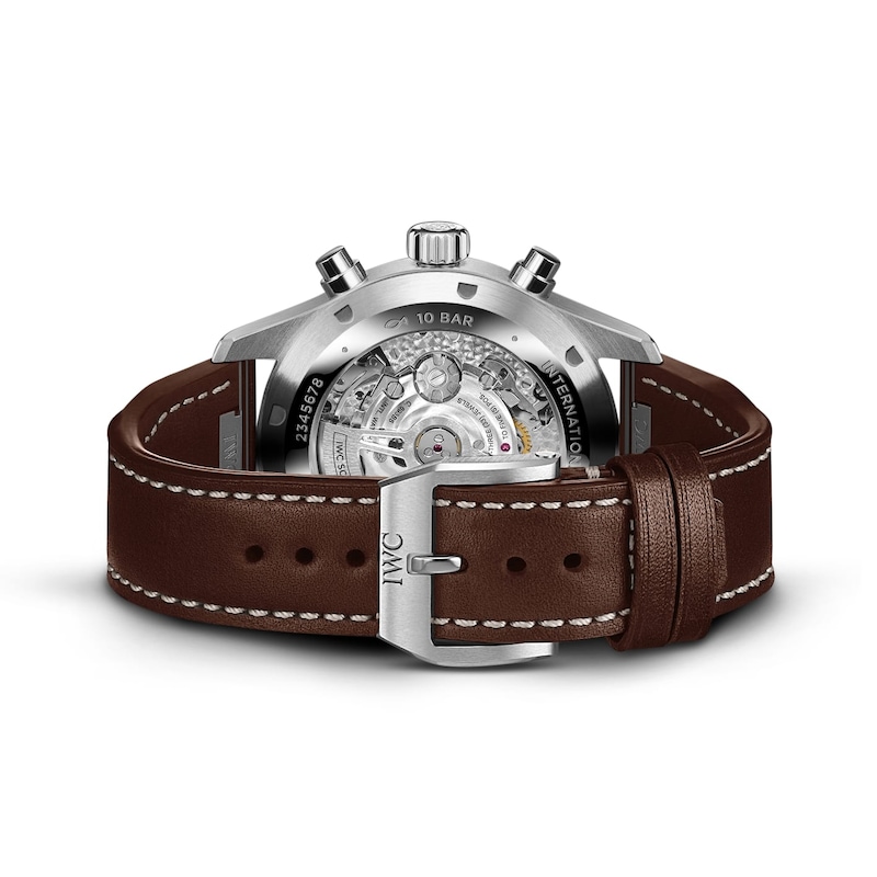 Main Image 3 of IWC Pilot’s Watches Men's Green Dial & Brown Calfskin Leather Strap Watch