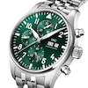 Thumbnail Image 5 of IWC Pilot’s Watches Men's Green Dial & Stainless Steel Bracelet Watch