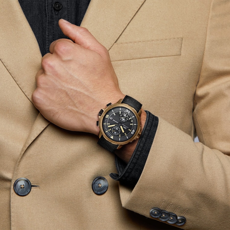 Main Image 3 of IWC Aquatimer Expedition Charles Darwin Black Rubber Strap Watch