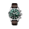 Thumbnail Image 1 of IWC Pilot’s Watches Men's Green Dial & Brown Leather Strap Watch