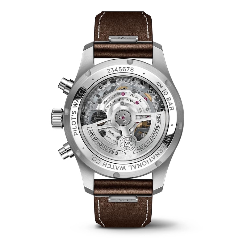 Main Image 2 of IWC Pilot’s Watches Men's Green Dial & Brown Leather Strap Watch