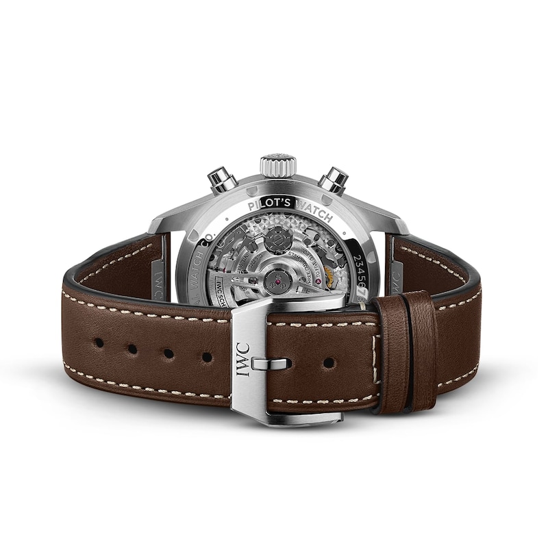 Main Image 3 of IWC Pilot’s Watches Men's Green Dial & Brown Leather Strap Watch