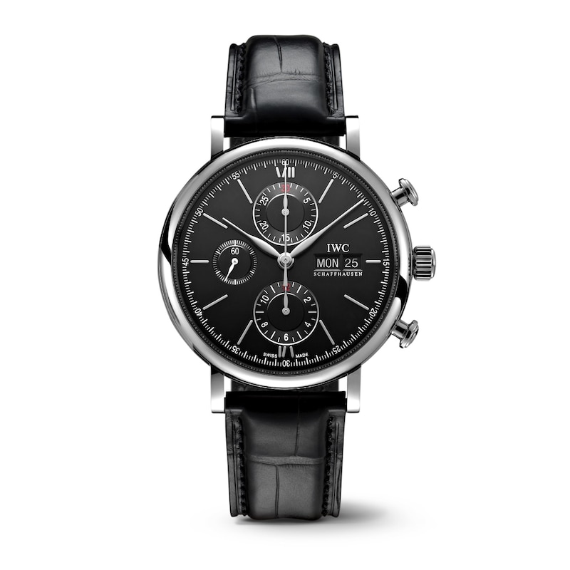 IWC Portofino Chronograph 42mm Men's Strap Watch