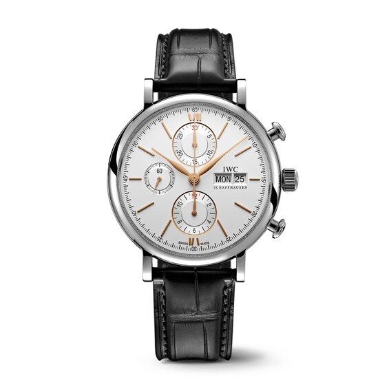 Men's Iwc Portofino Chronograph 42Mm Strap Watch