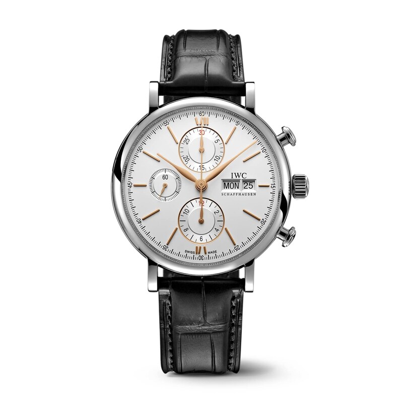 IWC Portofino Chronograph 42mm Men's Strap Watch