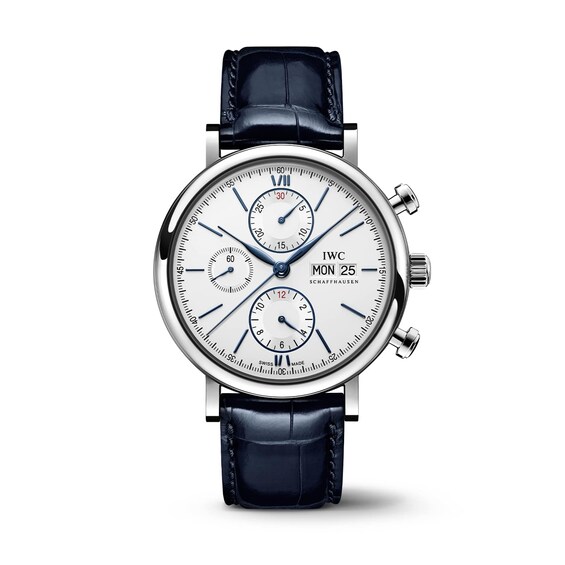 Men's Iwc Portofino Chronograph 42Mm Strap Watch