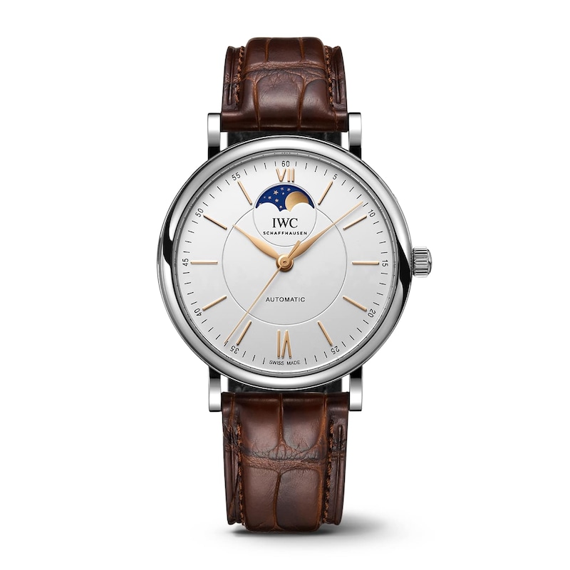 IWC Portofino Moon Phase 40mm Men's Strap Watch