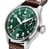 Thumbnail Image 4 of IWC Pilot’s Watches Men's Green Dial & Brown Calfskin Leather Strap Watch