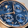 Thumbnail Image 4 of IWC Portugieser Men's 18ct Rose Gold & Blue Alligator Leather Strap Watch