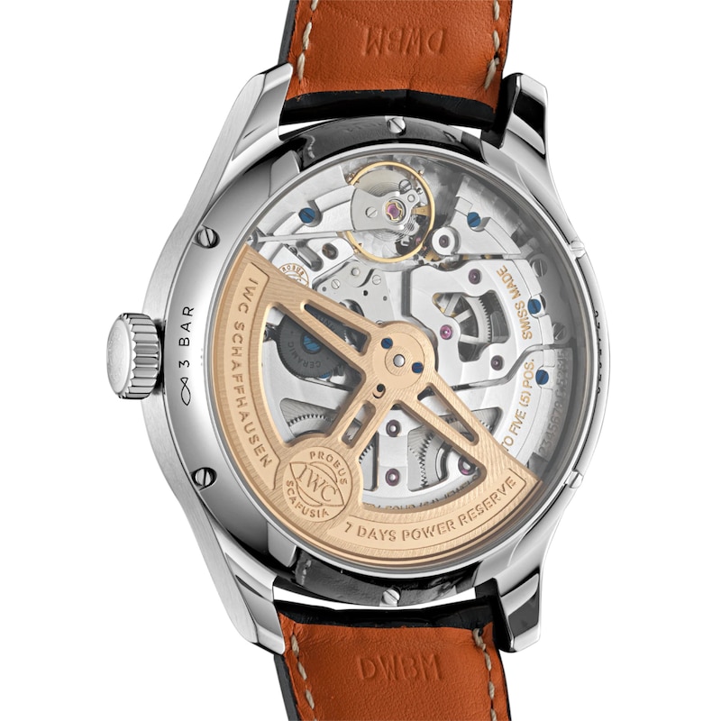 Main Image 2 of IWC Portugieser Men's Blue Dial & Black Alligator Leather Watch