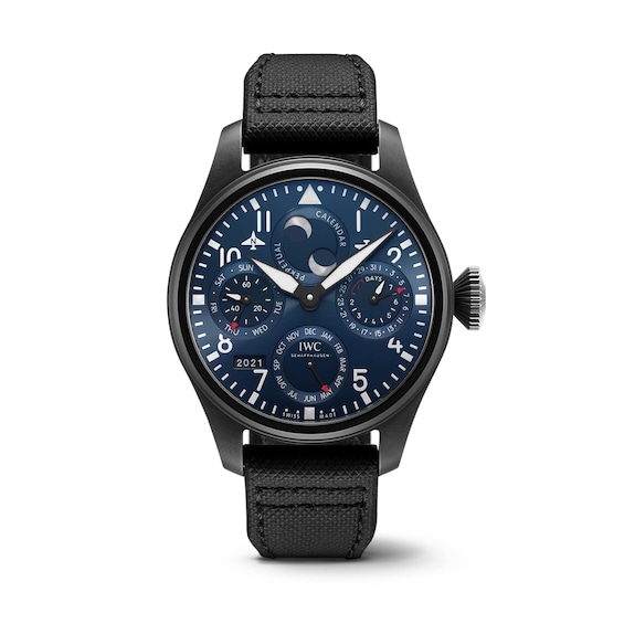 IWC Pilot’s Watches Men’s Blue Dial & Fabric Strap Watch