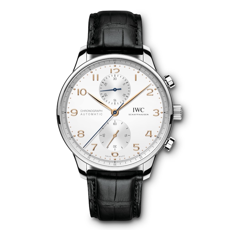 IWC Portugieser Chronograph Men's Strap Watch