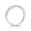Thumbnail Image 2 of Platinum 0.70ct Diamond Round & Baguette Cut Eternity Ring