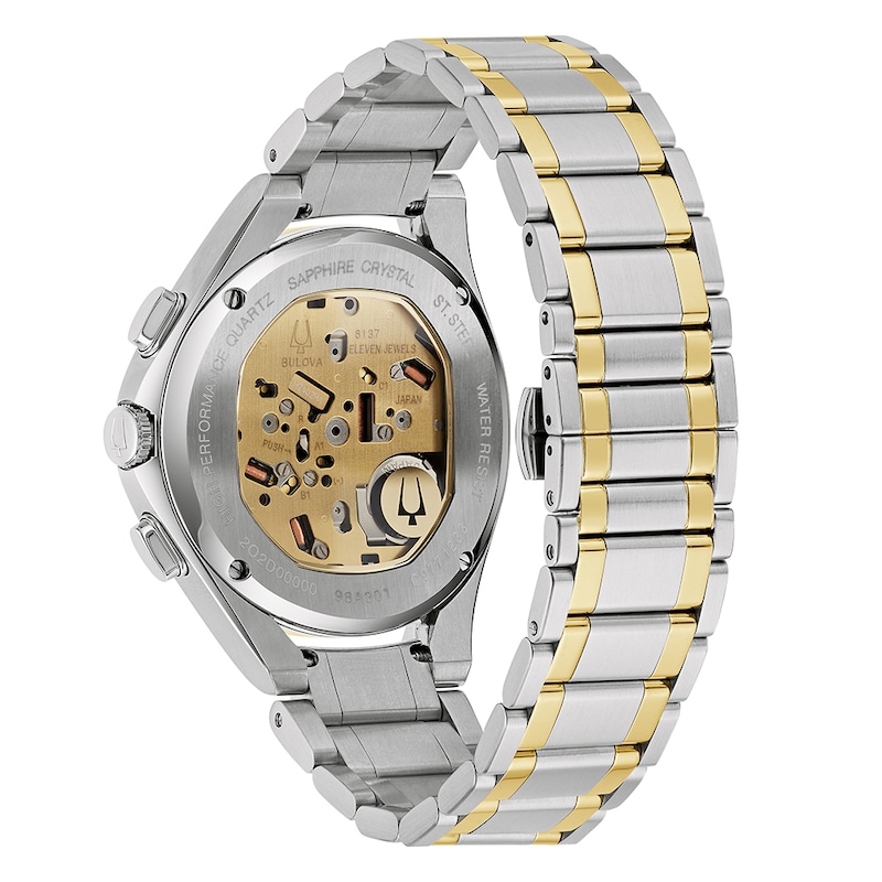 Bulova Proprietary Curv Men's Two-Tone Bracelet Watch