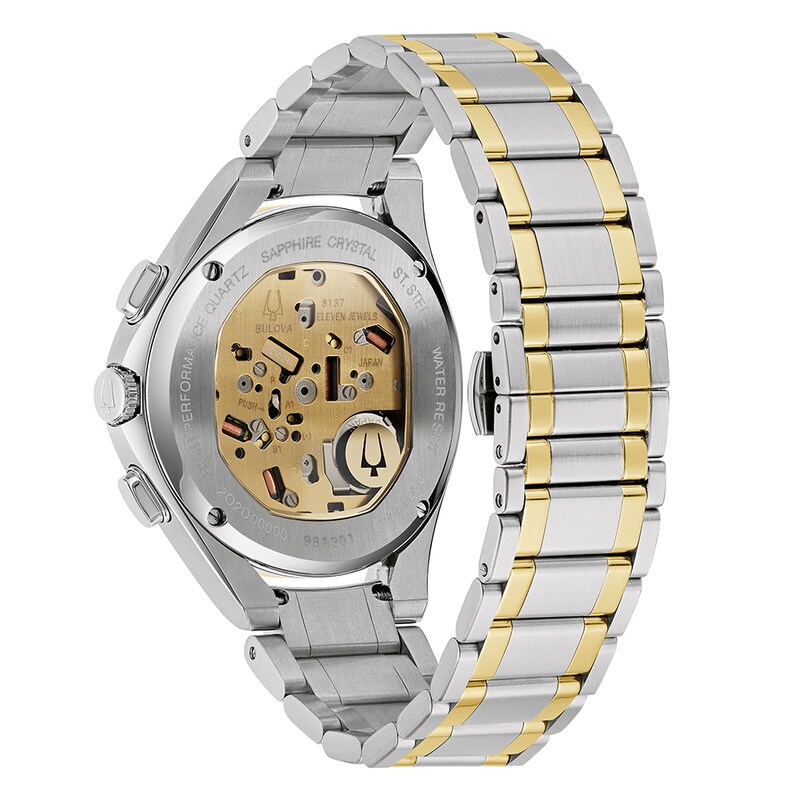 Bulova Proprietary Curv Men's Two-Tone Bracelet Watch