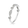 Thumbnail Image 1 of 9ct White Gold 0.10ct Diamond Baguette Cut Eternity Ring