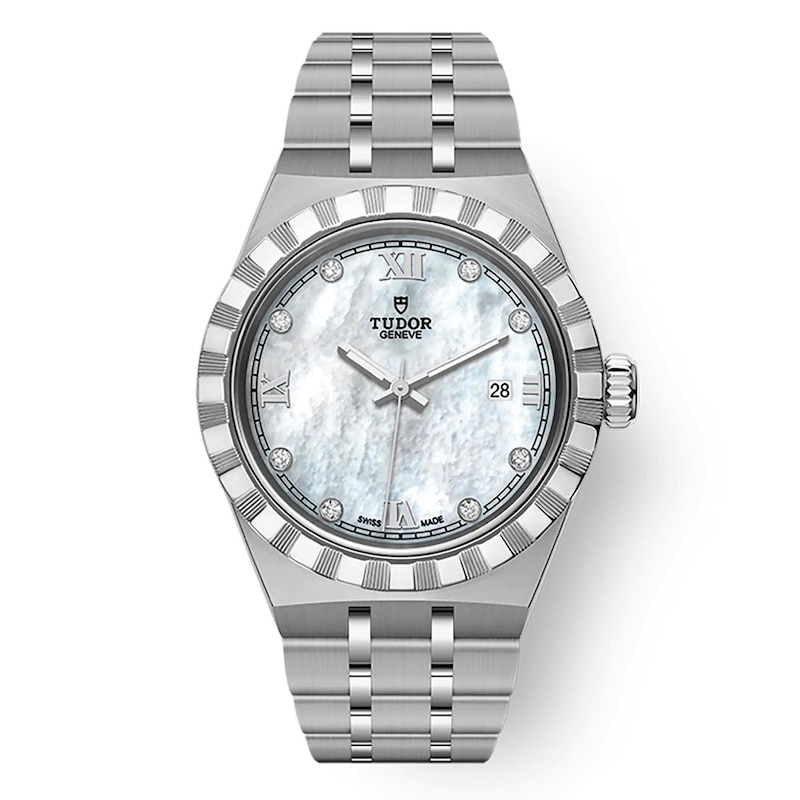 Tudor Royal 28mm Ladies' Diamond Stainless Steel Watch