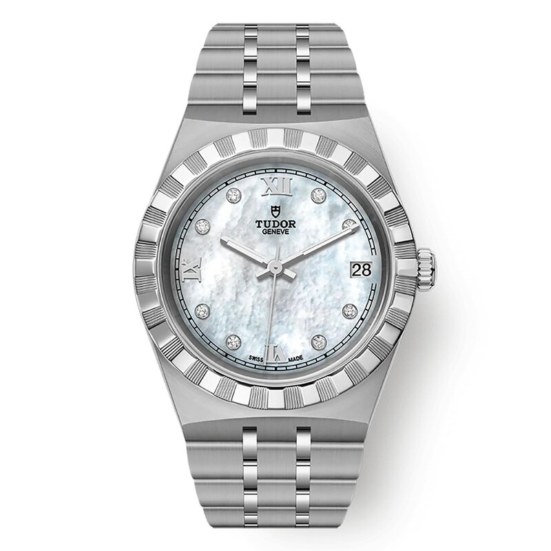 Main Image 1 of Tudor Royal 34mm Ladies' Diamond MOP Dial & Stainless Steel Watch