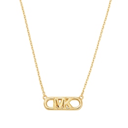 Michael Kors Statement Link Gold Plated MK Necklace