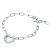 Thumbnail Image 0 of Michael Kors Love Sterling Silver 7 Inch Cubic Zirconia Heart Bracelet