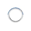 Thumbnail Image 2 of Michael Kors Brilliance Silver Blue CZ Ring (Size M)