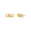 Thumbnail Image 0 of Michael Kors Statement Link Gold Plated MK Earrings