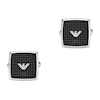 Thumbnail Image 1 of Emporio Armani Men's Stainless Steel Logo Cuff Links