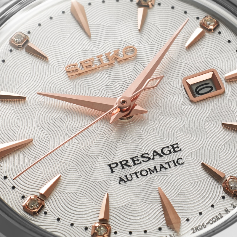 Seiko Presage Cocktail Time Clover Club Diamond Twist Watch